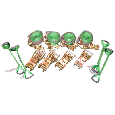 Car Carrier Pkg with 8 pt Straps