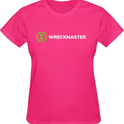 WreckMaster Pink T-Shirts New Logo