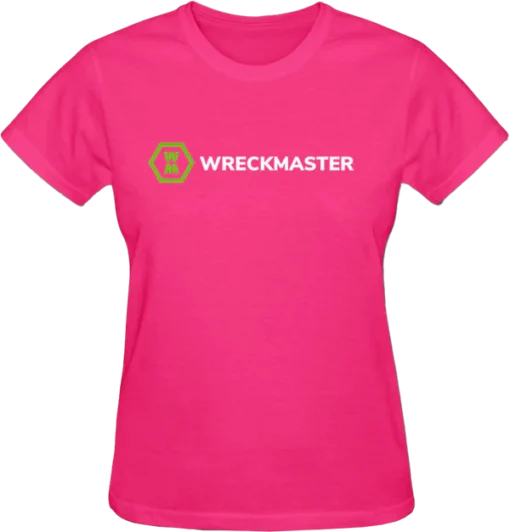 pinktee WreckMaster Pink T-Shirts New Logo
