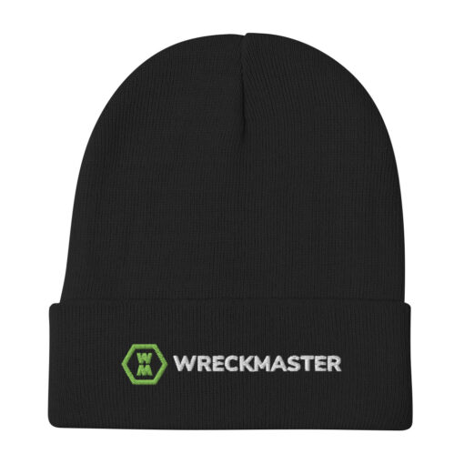knit-beanie-black-front-685051c1f1b54.jpg WreckMaster Embroidered Beanie