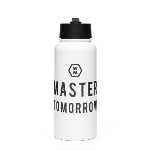 stainless-steel-water-bottle-with-a-straw-lid-white-32-oz-front-68517663e598e.jpg Master Tomorrow Stainless Steel Water Bottle