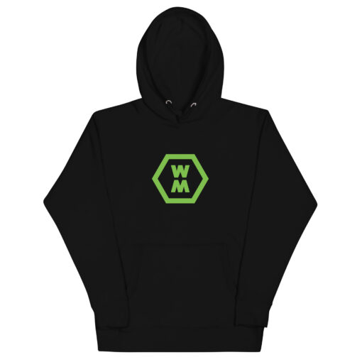 unisex-premium-hoodie-black-front-684c5055a7415.jpg WreckMaster Logo Unisex Hoodie