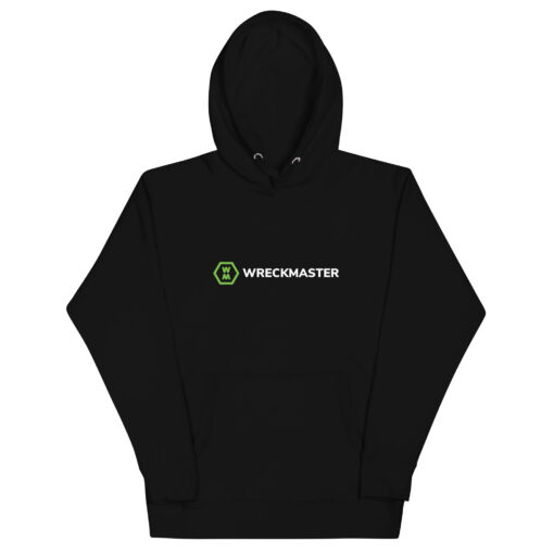 unisex-premium-hoodie-black-front-6850575c4ba9a.jpg WreckMaster Logo Unisex Hoodie