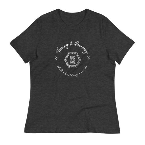 womens-relaxed-t-shirt-dark-grey-heather-front-685026ad6706d.jpg Towing & Recovery Women's T-Shirt